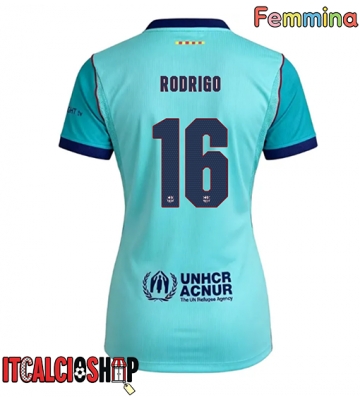 Barcelona Rodri Hernandez #16 Terza Maglia Femmina 2026-27 Manica Corta